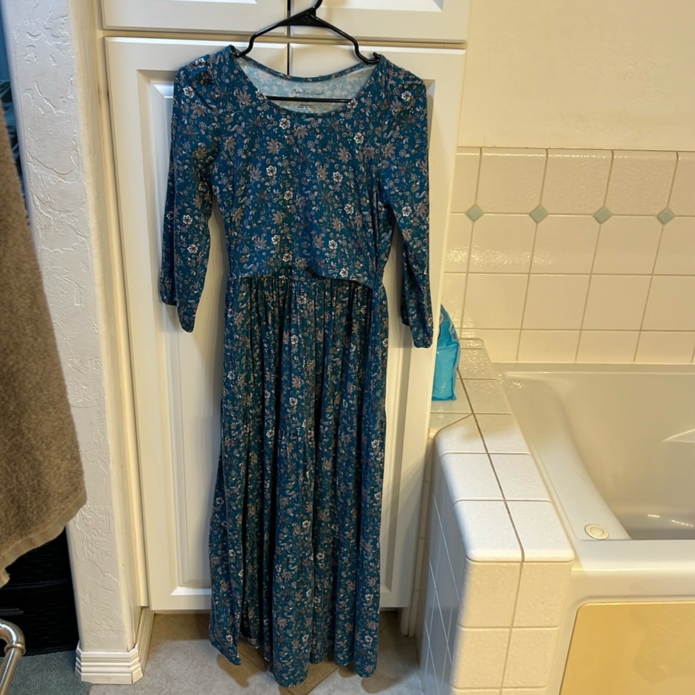 Cotton Maxi Nursing dress